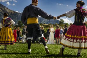 fotografía de boda en en Pirineo, Biescas, por Pedro Etura