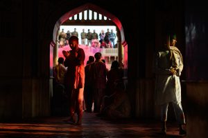 fotografía de la celebración del holi en la India por Pedro Etura