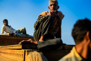 fotografía de la celebración del holi en la India por Pedro Etura