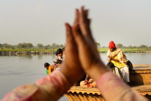 fotografía de la celebración del holi en la India por Pedro Etura