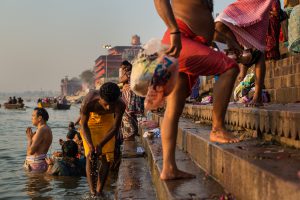 fotografía de la celebración del holi en la India por Pedro Etura