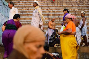 fotografía de la celebración del holi en la India por Pedro Etura