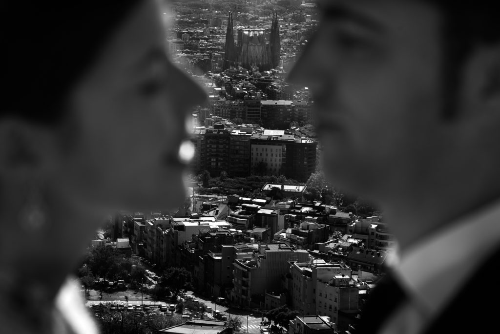 postboda urbana en Barcelona, Patricia+Victor